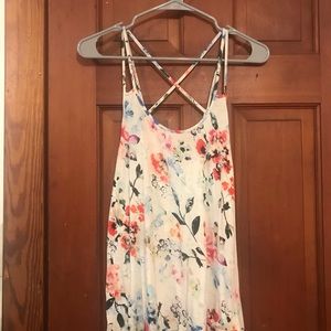 Floral Spaghetti Strap Tank Top